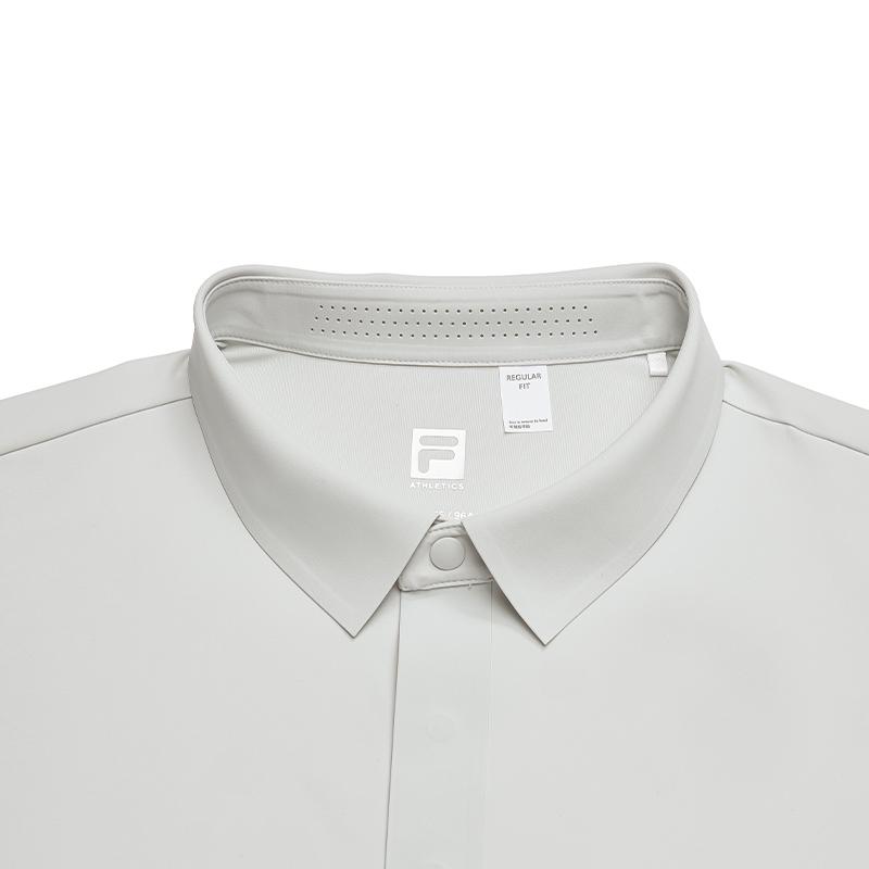 FILA Fitness Cool Dry Casual Comfortable Polo Shirt Men tops A61M621110F-GY
