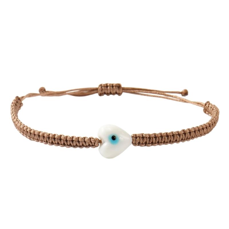 Colorful Bohemian Friendship Bracelet Featuring Mystical Eye Decoration Comfortable Stretch Designs Accessory
