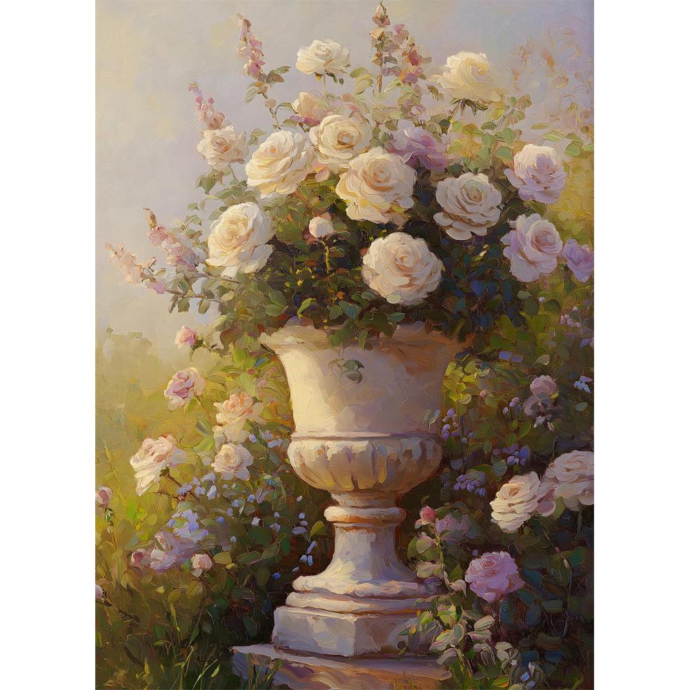 5D Diy Diamond Painting Cross Stitch Embroidery Classic French Manor NobleWoman Full Round Drill Home Decor Wall Art Gift