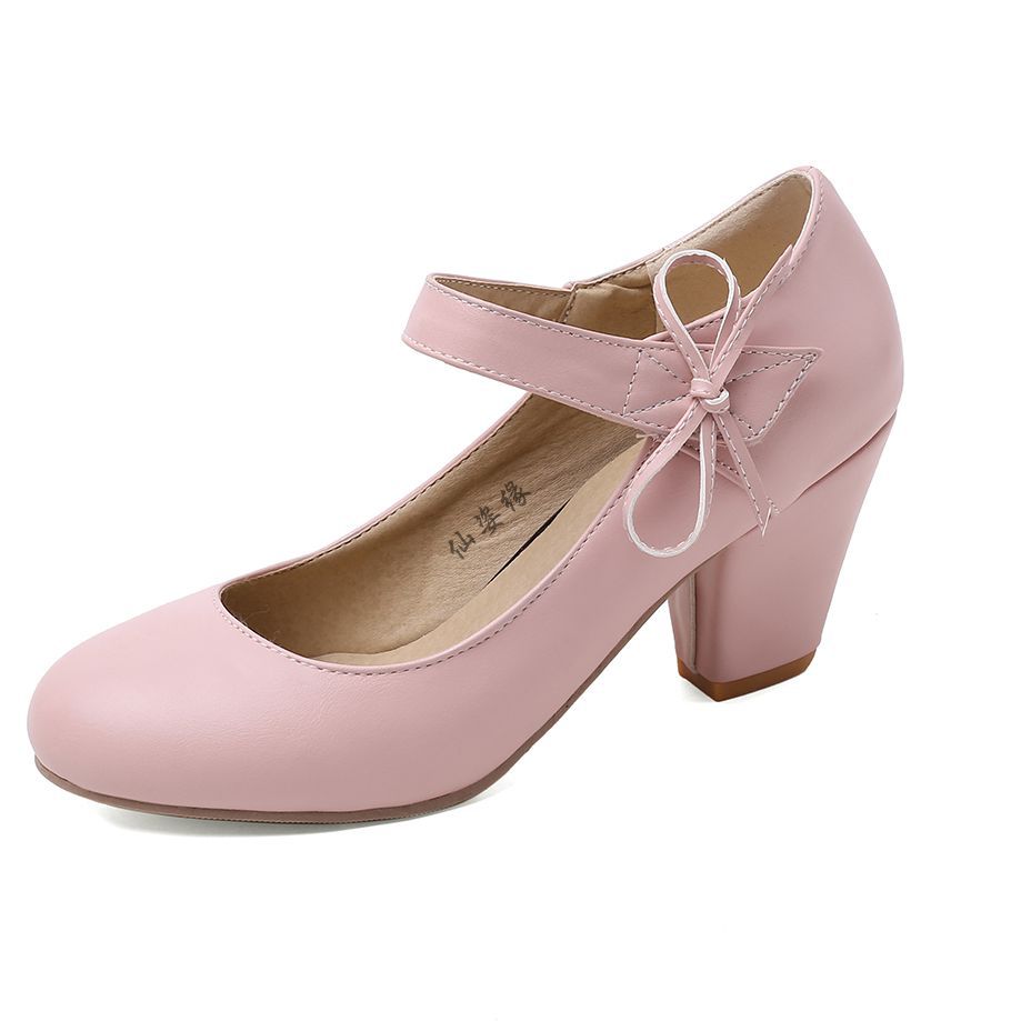 Mode Damen High Heels Schleife Knöchelriemen Frau Kleid High Heel Schuhe Damen Absatz Pumps Party Hochzeitsschuhe Größe 34-46