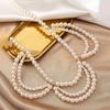 New Fashion Waistband Jewelry Versatile Elegant Handmade Imitation Pearl Beaded Waist Chain For Women Dress Accessories