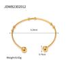 18K Gold Plated Titanium Steel Multi-Layer Diamond & Pearl Women's Bracelet