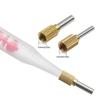 Sealant Tool Set with Sewing Glue Economizing Nozzle Glass Glue Nozzle Positioner Long Glue Spiral Mixing Tube for DIY Crafts