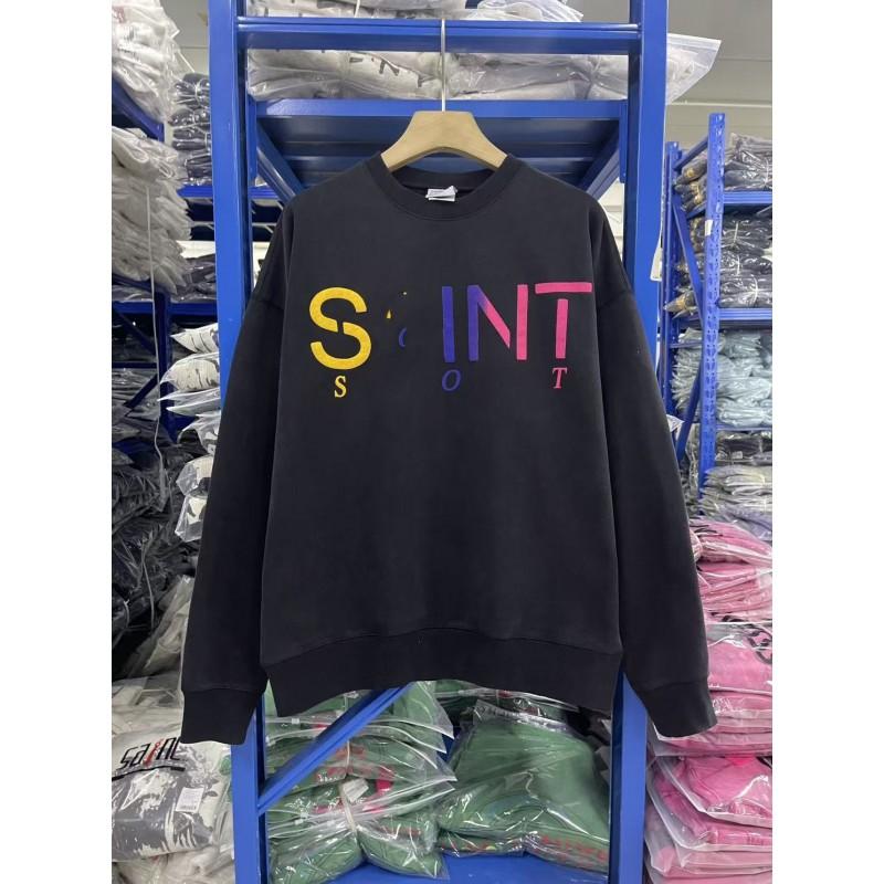 Mens Oversized Hooded Zip-Up Sweatshirt With Graphic Print Cotton Blend Fall Winter Streetwear