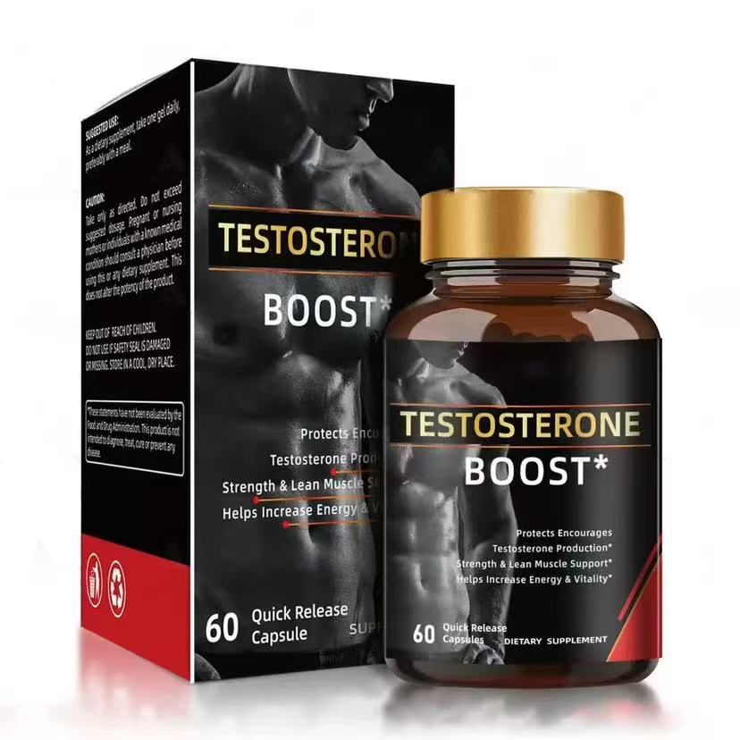 Natural Testosterone Booster – Energy, Strength & Muscle Support (60 Capsules)