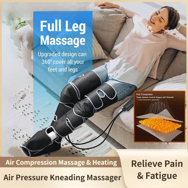 Electric Leg Massager Household Air Pressure Massage Machine Hot Compress Foot Thigh Hemiplegia Therapy Instrument