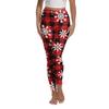 Christmas women's leggings new women's pants printed sports yoga pants peach hip pants women