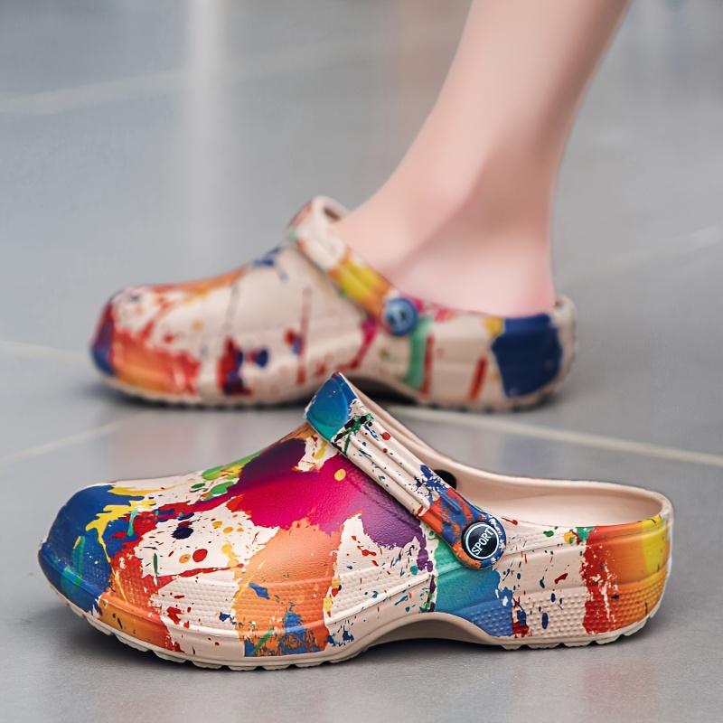 

Дышащие Мягкие Летние Женские Клоги из ЭВА - Удобные и Легкие Шлепанцы с Толстой Подошвой для Дома/Улицы, Повседневный Стиль 43