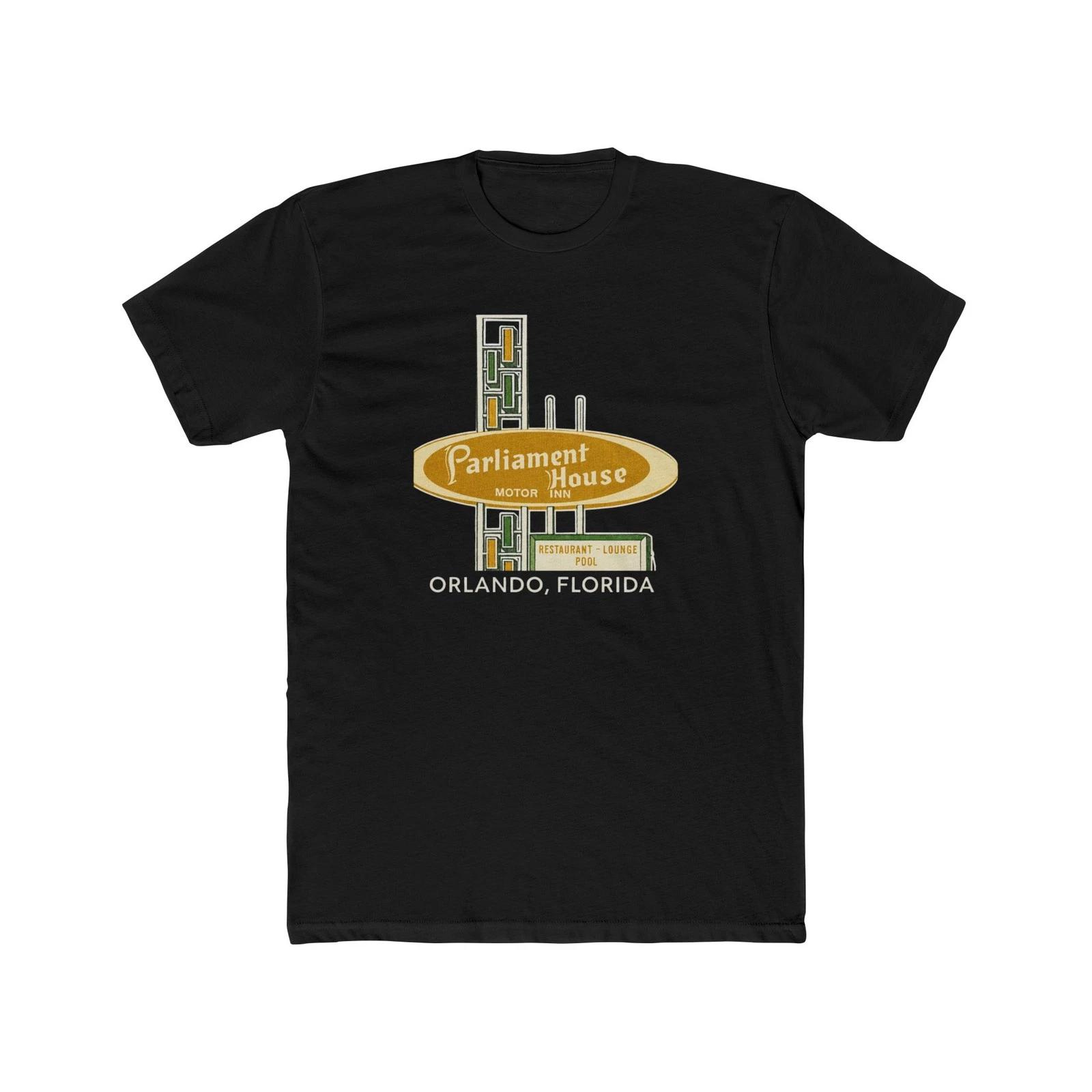 

Parliament House Orlando gay hotel Men s Cotton Crew Tee LGBTQ Florida motel 3XL