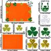 Diy Colorful Irish Photo Frame Set In Orange Yellow Green Shades Perfect For St Patricks Day Festivities And Decor Home