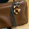 Bagel Pretzel Chocolate Bag Charm Pendant Keyring Braided Rope Keychain Charm for Backpack Purse Handbag Decorations