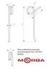 Pick-up Tine for Claas FI-5.5mm -166mm Self-loading Wagon, Powder Coated MORGA