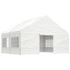VidaXL Belvédère avec toit blanc 4,46x5,88x3,75 m polyéthylène 3155494