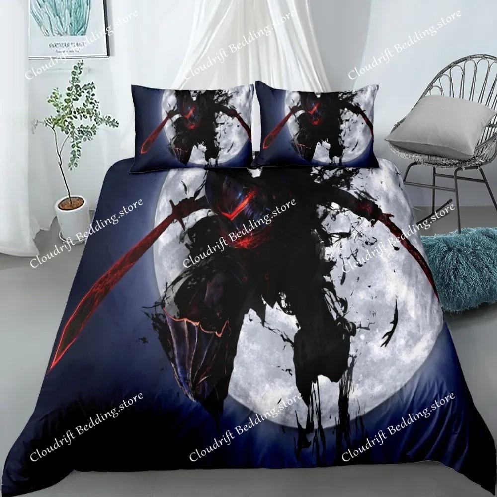 Conjunto de Roupa de Cama Fada Zero King Queen Duplo Completo Twin Tamanho Solteiro Capa de Edredom Fronha Conjunto de Roupa de Cama Fado Capa de Edredom Conjunto de Cama
