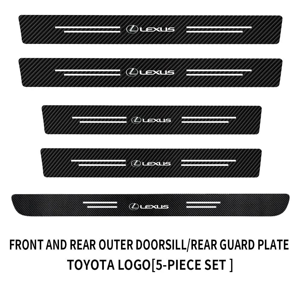 Autocolante Portbagaj Spate Mașină Benzi Pedale Prag Ușă Decal Anti-zgârieturi pentru Lexus RX350 IS300 ES350 IS250 CT200H NX GS350 NX200T ES250