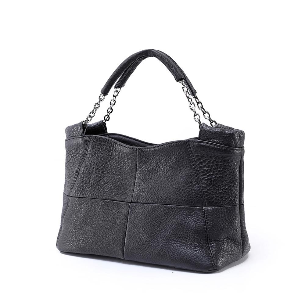 100% первый слой коровьей кожи женская сумка женская сумка портативная кожаная сумка женская сумка цепочка мягкая сумка