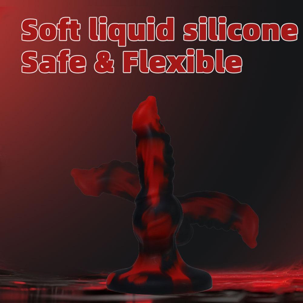 Realistic Silicone Dildo for Women, Lifelike Veins Textured G-Spot Stimulator, Flexible Bendable Sex Toy for Solo Pleasure and Couples Play