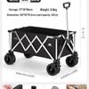 Chariot de camping pliable d'extérieur