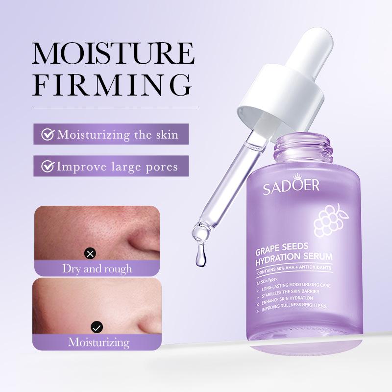 SADOER Hydrating Nourishing Moisturizing Essence Grape Seed Antioxidant Serum