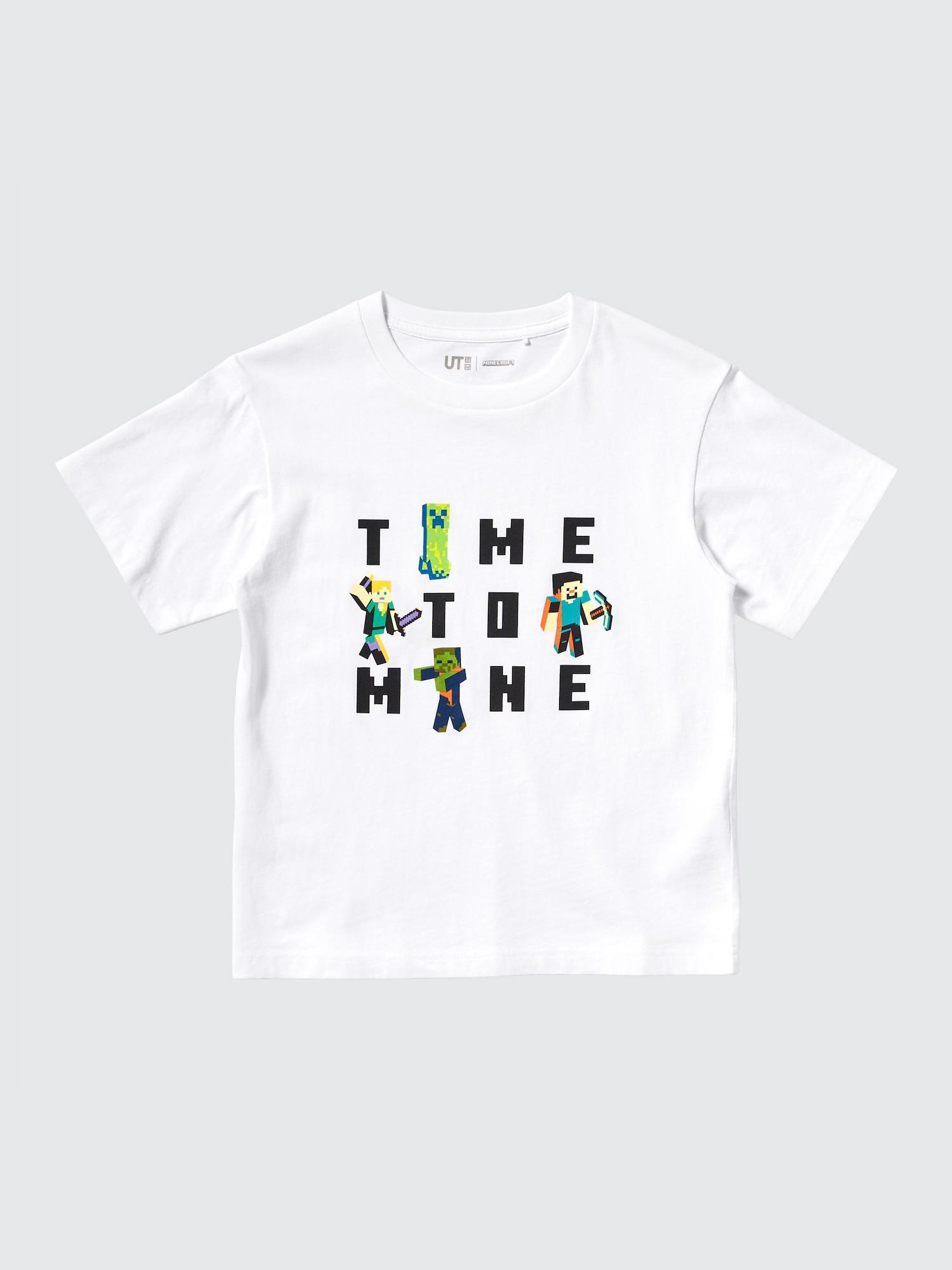 

Uniqlo Япония Minecraft Ut 00 WHITE/100