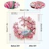 Peach blossom Shape Diamond Art Painting Kit for Adult Beginner,Crystal Diamond Dot Kit for Home Wall Decoration Gift