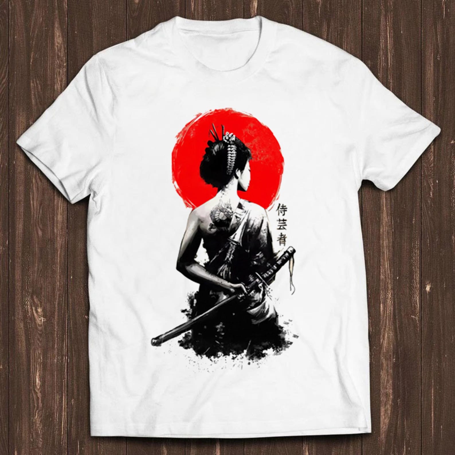 Geisha Japanese Female Anime Manga Limited Edition Funny Gift Tee T Shirt C2140 XL