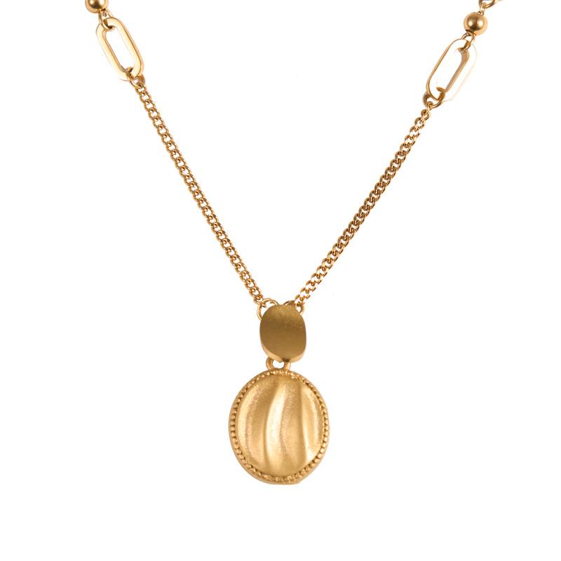 

Ожерелье с подвеской Quicksand brand, позолоченное, нишевый дизайн, цепочка на ключицу, женская