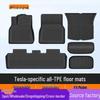 New Tesla Model 3Y Full Coverage TPE Floor Mats for Car Modification