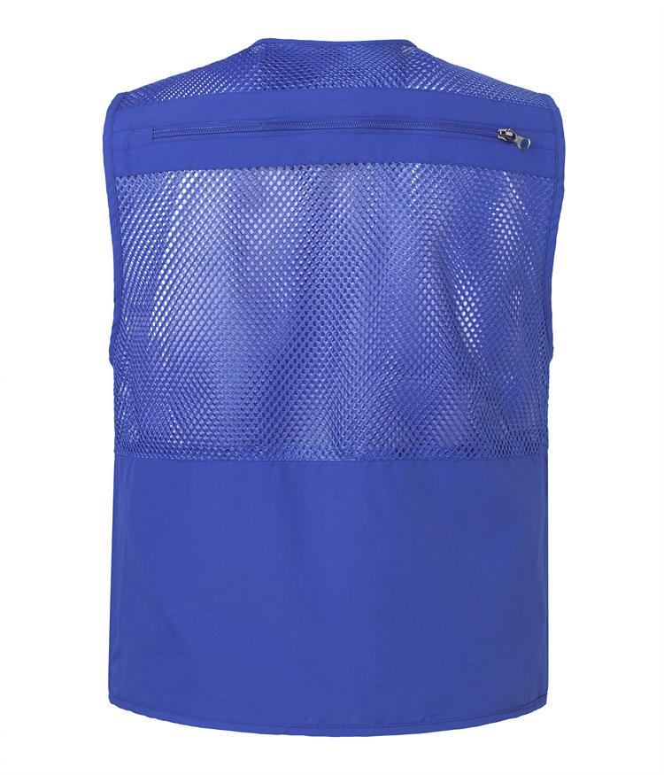 Summer Mesh Vest for Middle-Aged and Elderly Men - Multi-Pocket Sleeveless Fishing & Photographer Jacket