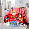 The Incredibles Theme Printed Blanket - Perfect for Couch, Bed, Travel & Outdoor Use | Machine Washable, Cozy & Durable.