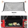Voodonala 40 X 18 Inches Universal Mesh Envelope Trunk Cargo Storage Organizer Net Elastic Mesh Net Pickup Truck Bed Divider Compatible For Cars,