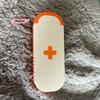M-3 Compartment Sliding Pill Box With Keychain Sliding Lid Pill Holder Portable Travel Daily Medication Management
