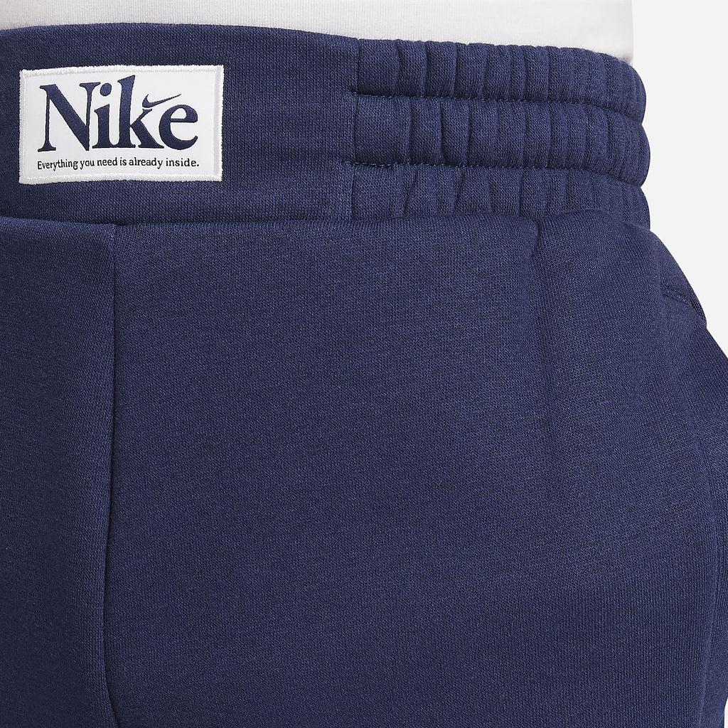 Nike Culture Of Basketball Graphic Print Loose Fit Basketball Knit Pants Kids bottoms Navy-Blue FD4016-410
