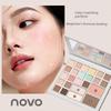 Novo Cloud Veil Dreamland 24-Color Comprehensive Eyeshadow Palette Pearlescent Matte Waterproof Long-Lasting Makeup for Beginners and Students