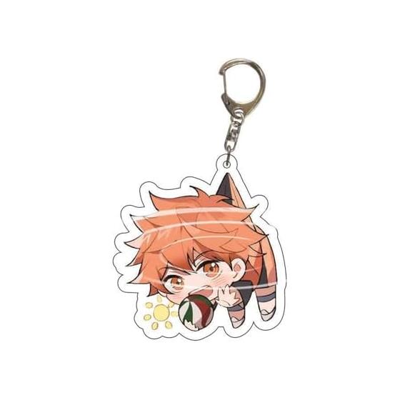 [KuaYu] Shoyo Hinata Takashi Sugawara Hotaru Tsukishima Keychain Hanging Decoration Set of 5 Bag Decoration Bag Decoration Mobile Phone Moe Goods