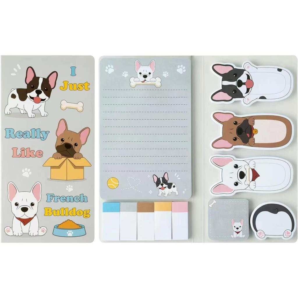 Irregular Shaped Cartoon Animal Sticky Notes for Diaries & Planners - Reusable & Tearable Stickers.