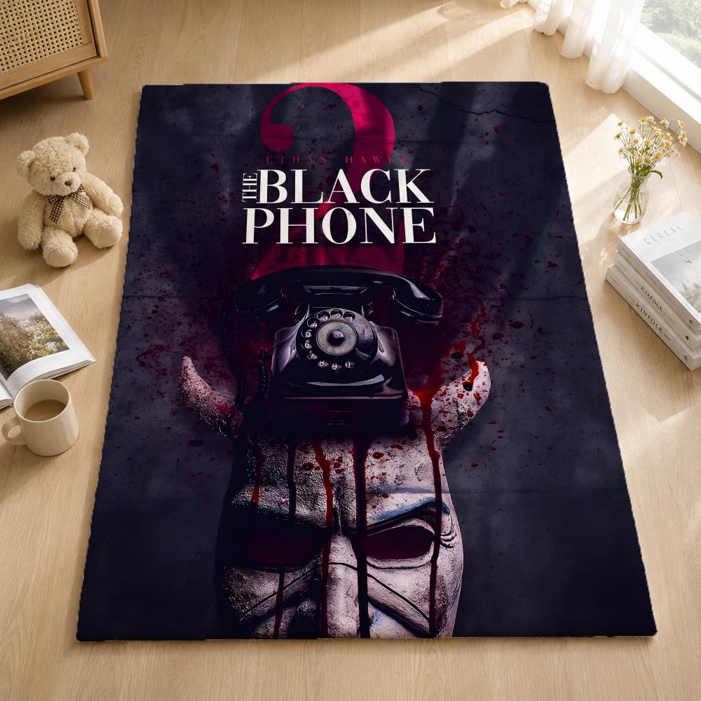Movie T-The Black Phone Throw Blankets Soft Warm Flannel Blanket Bedding for Bed Living room Home Sofa