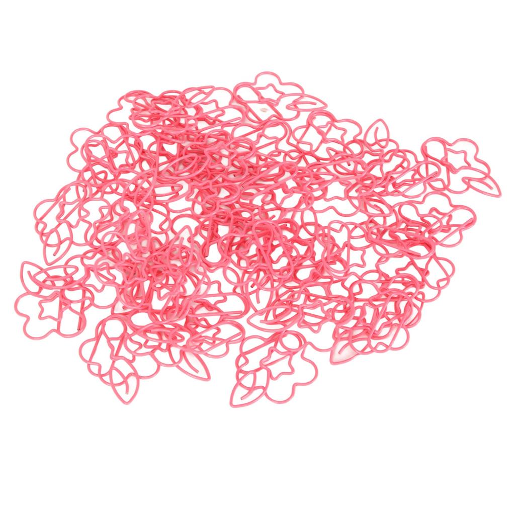 90 ks Kovové kancelářské sponky Kreativně roztomilé kancelářské sponky Malé přenosné kancelářské sponky pro studenty Kancelář