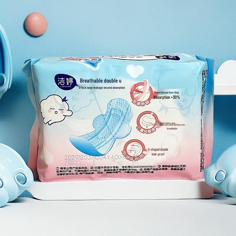 Sensodyne Anti-Cavity & Sensitivity Toothpaste & Jieting Sanitary Napkins Bundle