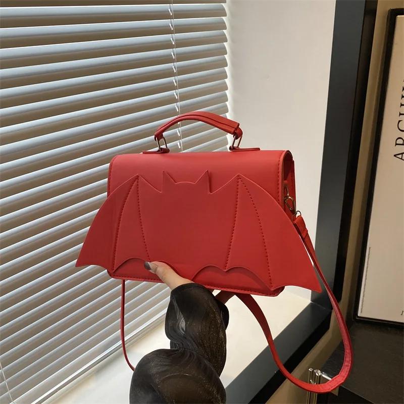 Fashiable Hand-held Small Bag for Women, 2026 New Halloween Shoulder Bag, Persalized Bat Funny Trendy Crossbody Bags