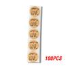 1Inch 100-500pcs Round Kraft Paper "handmade With Love" Seal Sticker For Handmade Products Baking Products Sealing Sticker Label
