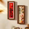 New Year Wall Art Prosperous God of Wealth Photo Frame for Living Room Decor Festive Home Decoration & Chinese New Year Party