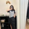 Korean Style Plus Size High Waist Patchwork Lace Skirt - Spring Collection