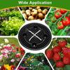 4 Pcs Self-Watering Fabric Pot Base Auto-Irrigation Plant Saucer Breathable Planter Base for 5 Gallon Grow Bag Prevent Plant Rot