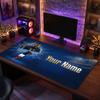 Tappetino per Mouse Grande Personalizzato Kylian Mbappe, Stampa Testo Nome Personalizzato, Tappetino da Scrivania Antiscivolo con Logo Calcio, Regalo per Gamer