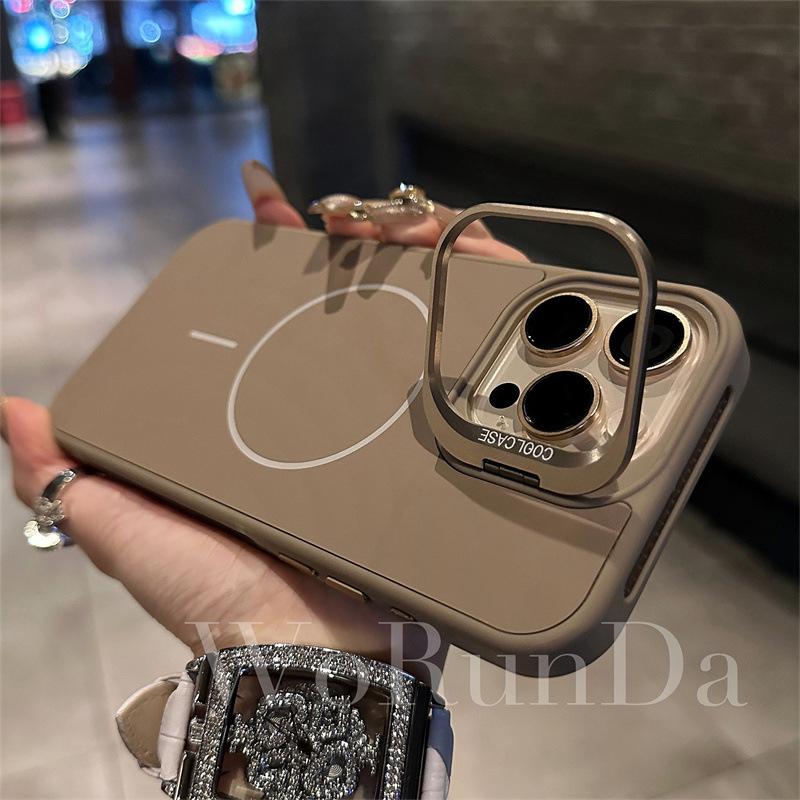 

New Model Suitable for IPhone 17 Thin Circle Magnetic Heat Sink Phone Case Apple 16 Lens Bracket Protective Case 15 iPhone 12 PROMAX
