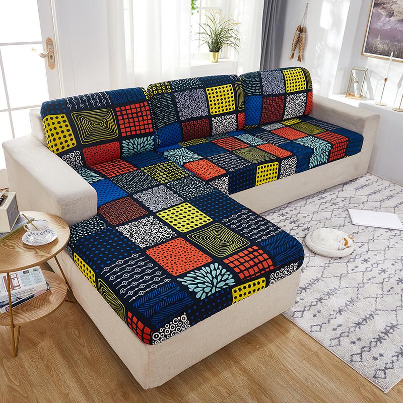 

1 шт. Літні еластичні чохли для сидінь для вітальні. Чохол для сидінь. Еластичний друкований диван. Наволочка для подушки, універсальна для всіх сезонів Plus(XL)