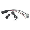 For Ford Fiesta 2008 2010 Aux Adapter Cable with 5 0 and Microphone Connects Mobile Devices To Car Radio AUX Input