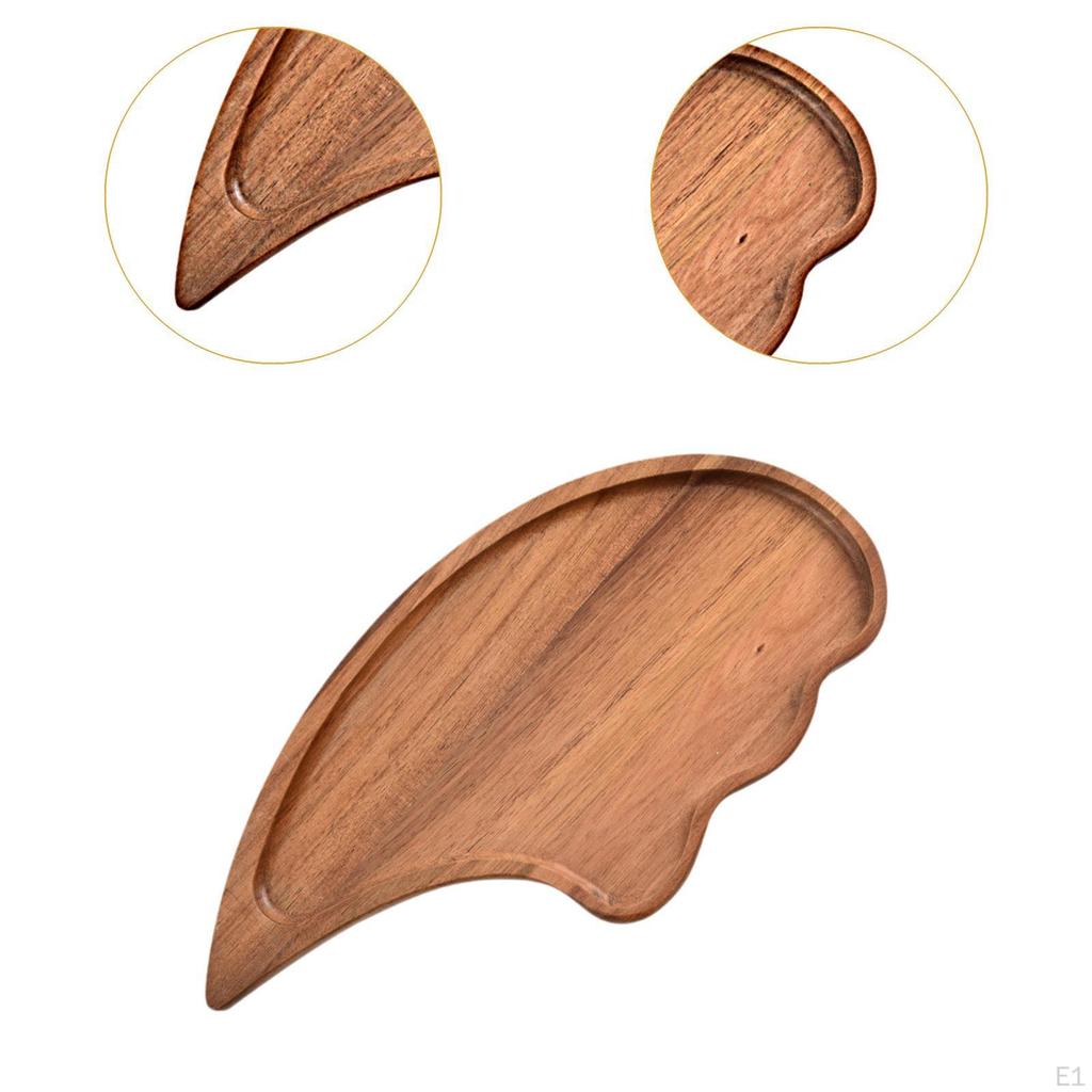 Rustikale Servierplatte für Snacks und Desserts, Kuchen- und Obstservierbrett