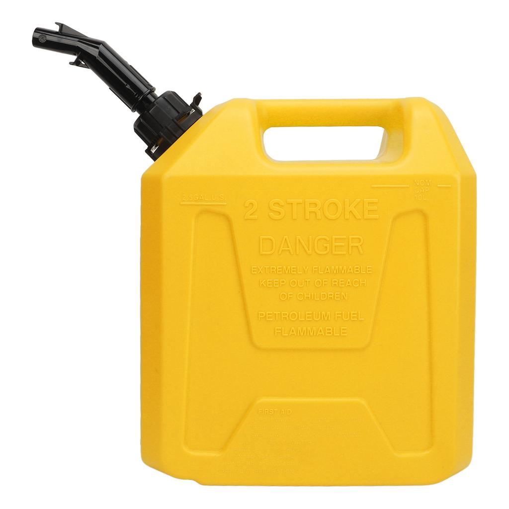 10L Fuel Oil Storage Tank Static Free Shockproof Auto Shutdown Safe Portable Gasoline Tank for RV Camper SUV Speedboat
